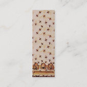 HONIEBEDING, BEEKEEPER APIRIST MINI VISITEKAARTJE (Achterkant)