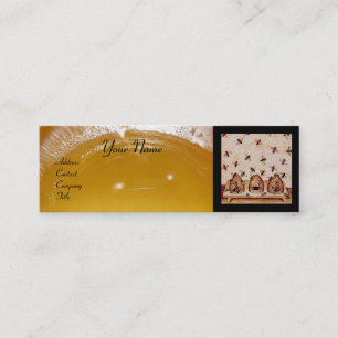 HONIEBEDING, BEEKEEPER APIRIST MINI VISITEKAARTJE