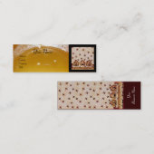 HONIEBEDING, BEEKEEPER APIRIST MINI VISITEKAARTJE (Voorkant / Achterkant)