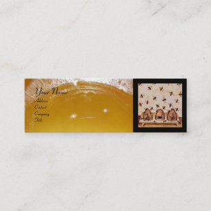 HONIEBEDING, BEEKEEPER APIRIST MINI VISITEKAARTJE