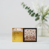 HONIEBEDING, BEEKEEPER APIRIST VISITEKAARTJE (Staand voorkant)