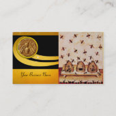 HONIEBEDING, BEEKEEPER APIRIST VISITEKAARTJE (Achterkant)