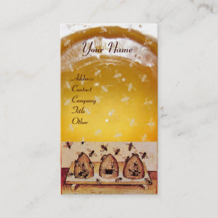 HONIEBEDING, BEEKEEPER APIRIST VISITEKAARTJE