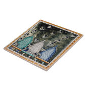 HONIEBES, BEDRIJFSE MEDIEVEELER TEGELTJE (Zijkant)