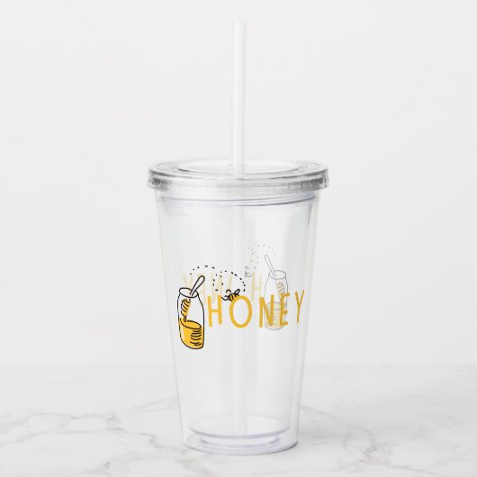 Honig Acryl Tumbler Drinkbeker (Voorkant)