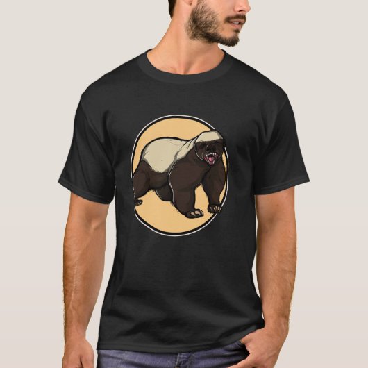 Honig dassen Honigdachs T-shirt (Voorkant)