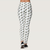 Honigbij (wit) - All-Over Leggings (Achterkant)