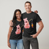 Honigdas Visser Visnet Vis T-shirt (Unisex)