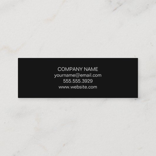 Honigraat / Bijen Mini Visitekaartje (Achterkant)