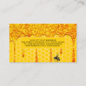 Honigraat en Bijen | Druppende Honing Visitekaartje (Achterkant)