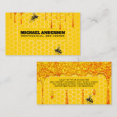 Honigraat en Bijen | Druppende Honing Visitekaartje (Voorkant / Achterkant)