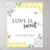 Honigraat - Liefde is zoet, neem een traktatie pos Poster (Voorkant)
