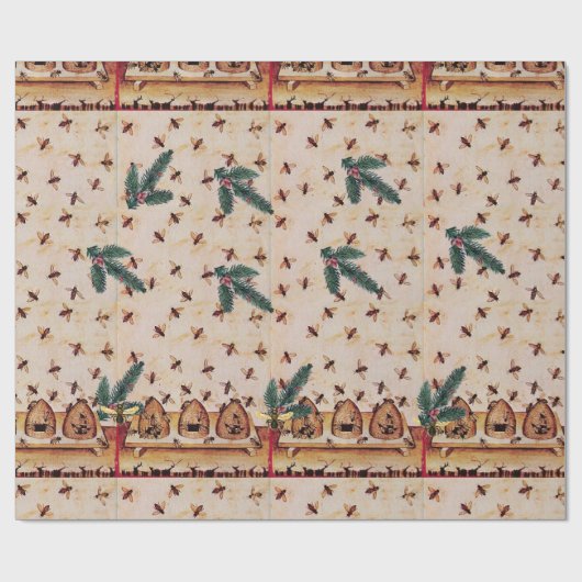 HONIJN BEKIJKT MET PIJNCONS BEEKEEPER SUPPLIS CADEAUPAPIER (Vlak)