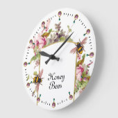 HONIJN EN PINKCYCLAMENS, RUNDEREN GROTE KLOK (Hoek)