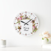 HONIJN EN PINKCYCLAMENS, RUNDEREN GROTE KLOK (Huis)