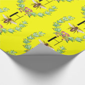 HONIJN, WREATS MET OAK LEAVES MONOGRAM CADEAUPAPIER (Hoek)