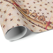 HONIJNBEDRAG, BEEKEEPING-BEEKEEPER-VOORZIENINGEN CADEAUPAPIER (Rol Hoek)