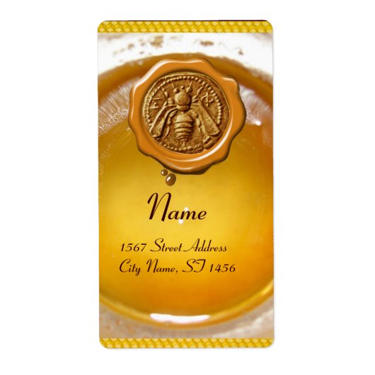 HONIJNBEDRAG, REEKEEPER, WEEKWAX EAL ETIKET (Voorkant)