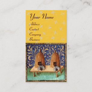 HONIJNBEDRIJF, BEEKEEPING, RUNDVLEES VISITEKAARTJE