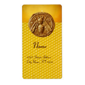 HONIJNBEDRIJF, RUNDVEEKEEPER APIRIST ETIKET (Voorkant)