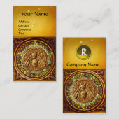 HONIJNBEDRIJF, RUNDVLEES, BEEKEEPER APIRIST MONOGR VISITEKAARTJE (Voorkant / Achterkant)