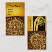 HONIJNBEDRIJF, RUNDVLEES, BEEKEEPER APIRIST MONOGR VISITEKAARTJE (Voorkant / Achterkant)