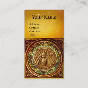 HONIJNBEDRIJF, RUNDVLEES, BEEKEEPER APIRIST MONOGR VISITEKAARTJE