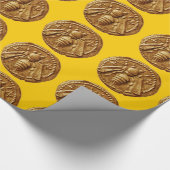 HONIJNBEE, BEEKEEPING -BEEKEEPER LEVERT Geel Cadeaupapier (Hoek)