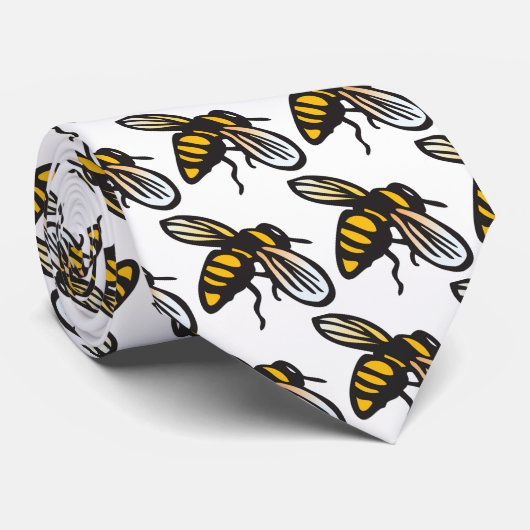 Honing Adverteren Stropdas van bijen (Opgerold)