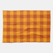 Honing Amber Buffalo Check Theedoek (Horizontaal)