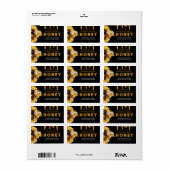 Honing Apiary Container Label (Full Sheet)