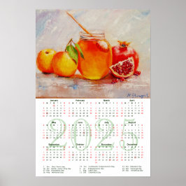 Honing, Appels en Granaatappels. Kunstkalender 202 Poster