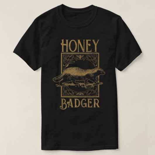  Honing Badger 1 T-shirt (Design voorkant)
