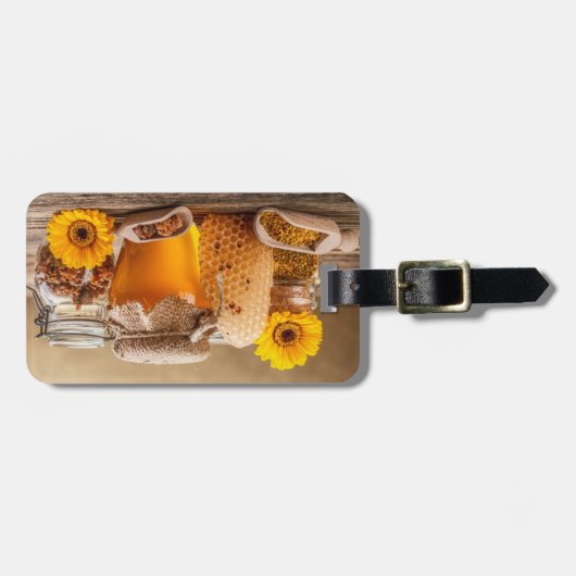 Honing Bagagelabel (Voorkant horizontaal)