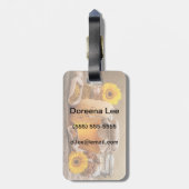 Honing Bagagelabel (Achterkant verticaal)