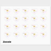 Honing be mijn gepersonaliseerde valentijn sticker (Vel)