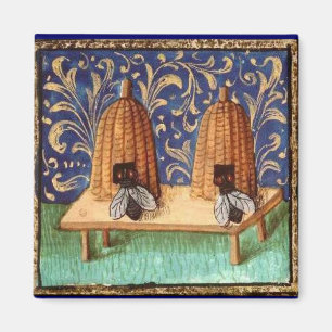 HONING BEE, BEEKEEPER MAGNEET