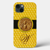 HONING BEE, BEEKEPER MONOGRAM Case-Mate iPhone CASE (Achterkant)