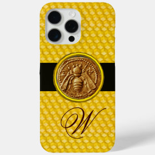 HONING BEE, BEEKEPER MONOGRAM iPhone 15 PRO MAX HOESJE