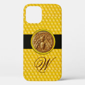 HONING BEE, BEEKEPER MONOGRAM Case-Mate iPhone CASE (Achterkant)