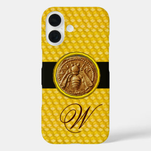 HONING BEE, BEEKEPER MONOGRAM iPhone 16 HOESJE
