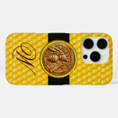 HONING BEE, BEEKEPER MONOGRAM Case-Mate iPhone CASE (Achterkant (horizontaal))