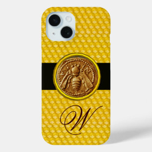 HONING BEE, BEEKEPER MONOGRAM iPhone 15 CASE