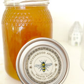 Honing Bee Fresh Honingraat label Imker