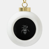 Honing Bee - Mysterieus Keramische Bal Ornament (Voorkant)