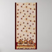 HONING, BEEKEEPEN, RUNDVLEES POSTER (Voorkant)