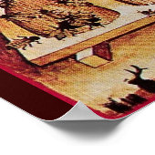 HONING, BEEKEEPEN, RUNDVLEES POSTER (Hoek)