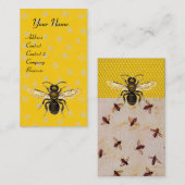 HONING, BEEKEEPEN, RUNDVLEES VISITEKAARTJE (Voorkant / Achterkant)