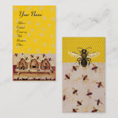 HONING, BEEKEEPEN, RUNDVLEES VISITEKAARTJE (Voorkant / Achterkant)