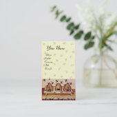 HONING, BEEKEEPEN, RUNDVLEES VISITEKAARTJE (Staand voorkant)